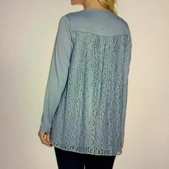 Logo Lounge by Lori Goldstein Zip Cardigan L - Picture 9 of 10